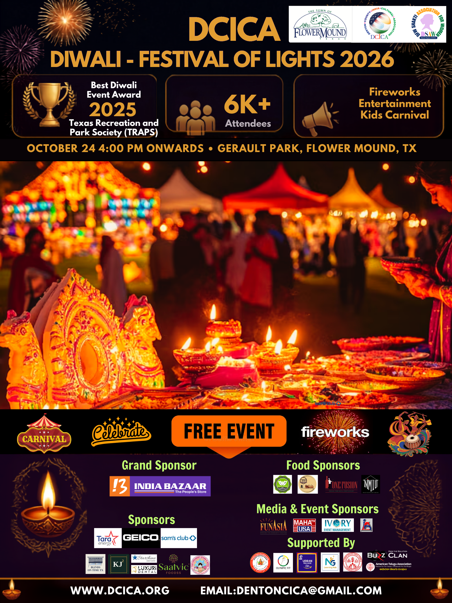 Diwali festival poster